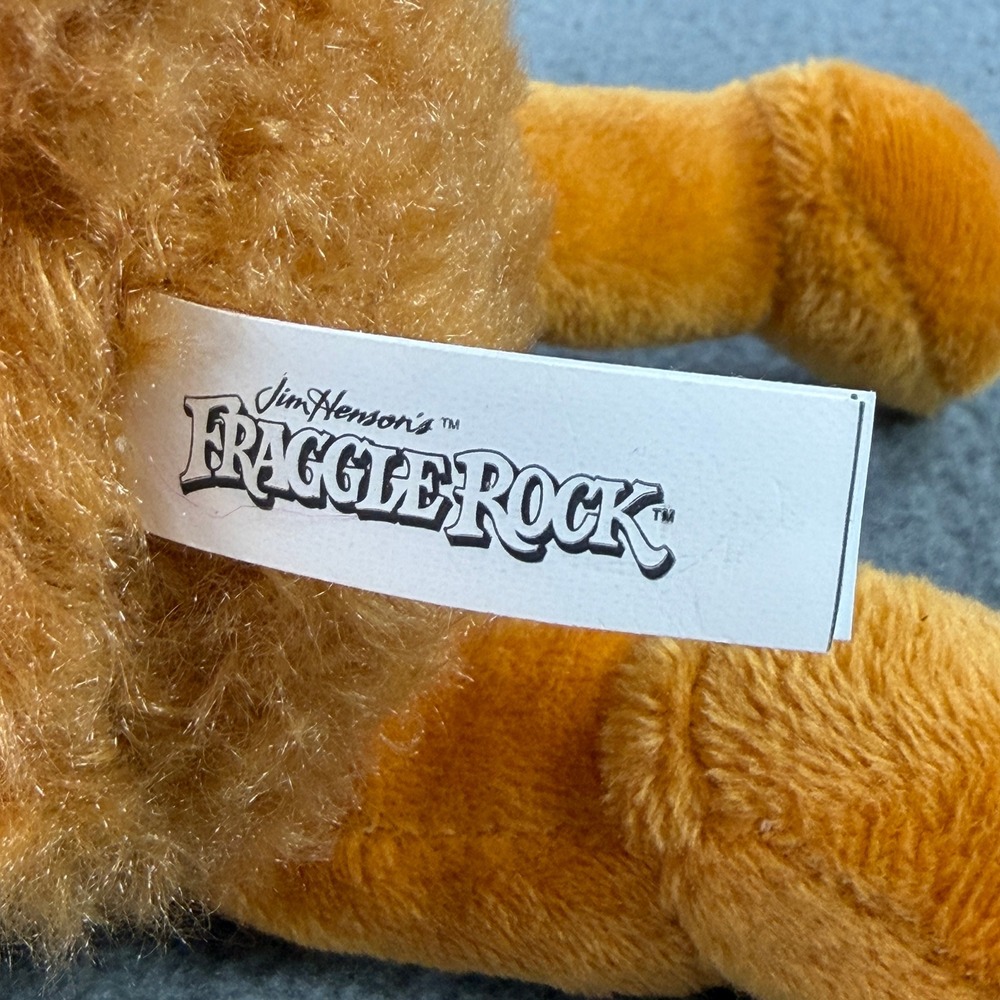 Fraggle Rock Gobo Plush Jim Henson Toy Factory Orange Pink Hair 2022 NWT - Picture 5 of 6
